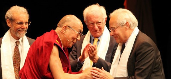 Dalai Lama With Richard Layard