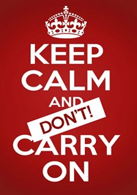 Keep Calm And Dont Homepage