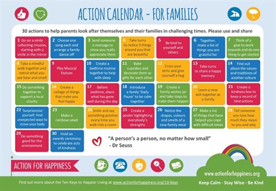 Calendar For Families Small